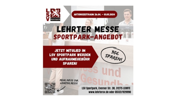 Sportpark: Lehrter Messe Aktion